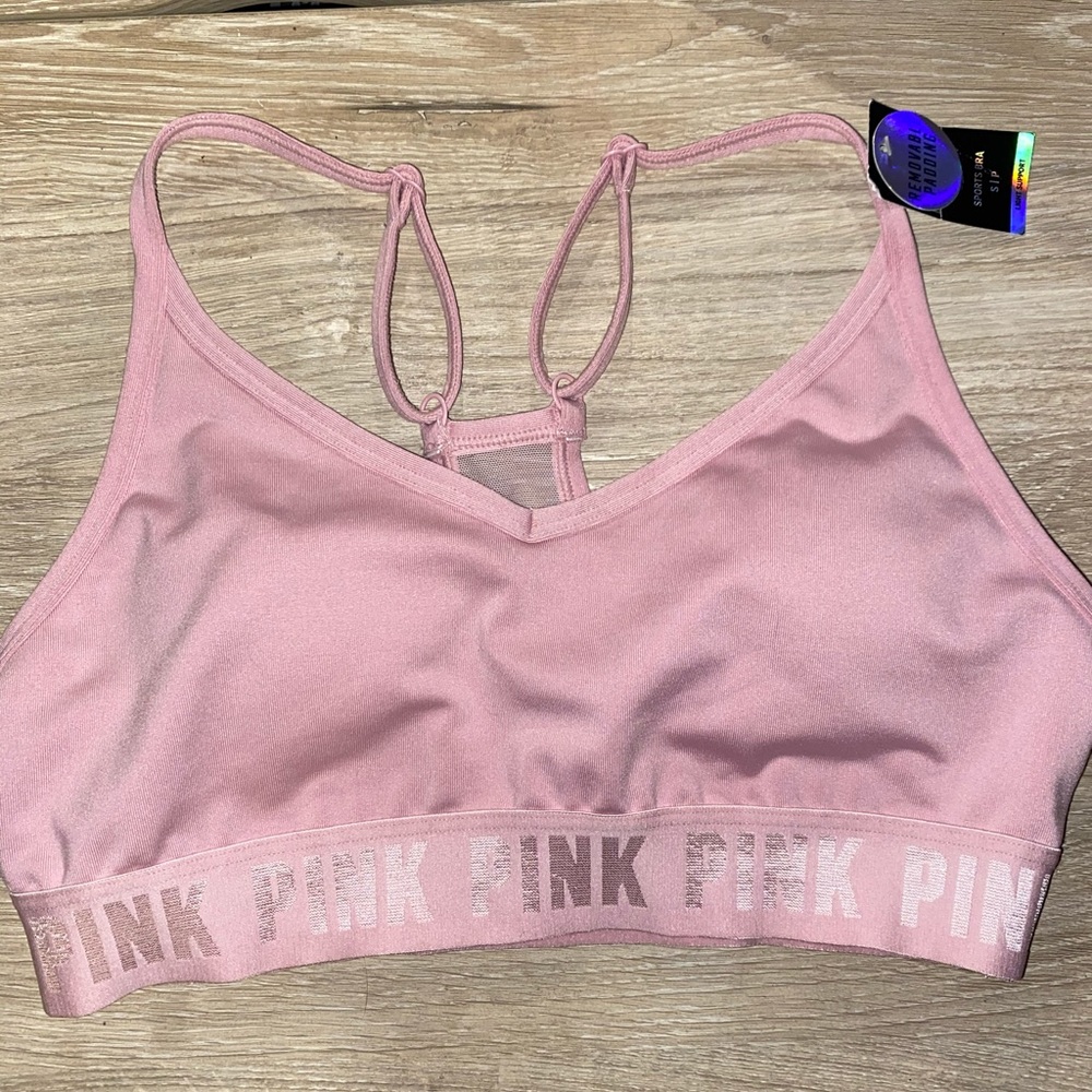 NWT PINK Victoria’s Secret sports bra